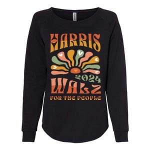 Harris Walz 2024 Election President Kamala Harris Tim Waltz Womens California Wash Sweatshirt