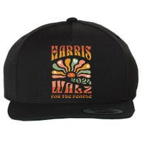 Harris Walz 2024 Election President Kamala Harris Tim Waltz Wool Snapback Cap