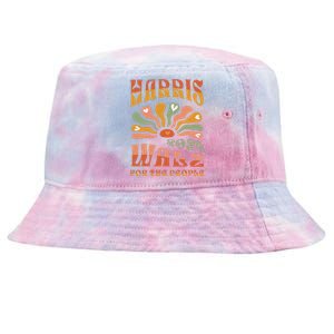 Harris Walz 2024 Election President Kamala Harris Tim Waltz Tie-Dyed Bucket Hat