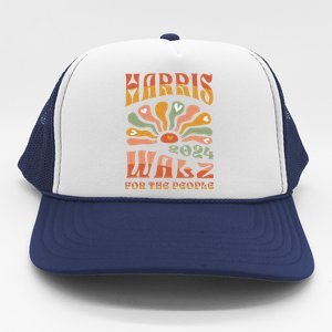 Harris Walz 2024 Election President Kamala Harris Tim Waltz Trucker Hat