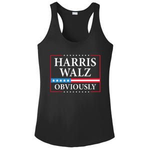 Harris Waltz 2024 Obviously Kamala Harris Tim Walz 2024 Ladies PosiCharge Competitor Racerback Tank