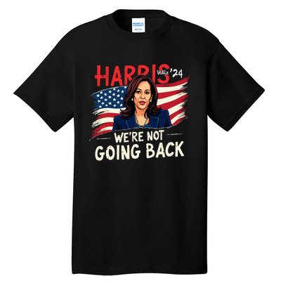 Harris Walz 2024 Kamala Harris 2024 Tim Walz 2024 Usa Flag Tall T-Shirt