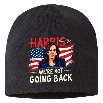 Harris Walz 2024 Kamala Harris 2024 Tim Walz 2024 Usa Flag Sustainable Beanie