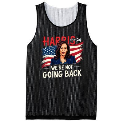 Harris Walz 2024 Kamala Harris 2024 Tim Walz 2024 Usa Flag Mesh Reversible Basketball Jersey Tank