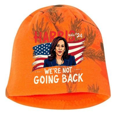 Harris Walz 2024 Kamala Harris 2024 Tim Walz 2024 Usa Flag Kati - Camo Knit Beanie