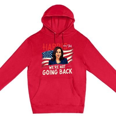 Harris Walz 2024 Kamala Harris 2024 Tim Walz 2024 Usa Flag Premium Pullover Hoodie