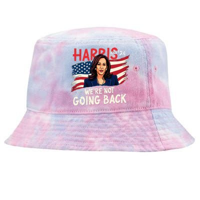 Harris Walz 2024 Kamala Harris 2024 Tim Walz 2024 Usa Flag Tie-Dyed Bucket Hat