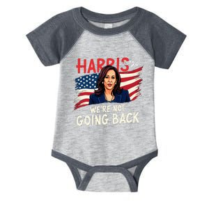 Harris Walz 2024 Kamala Harris 2024 Tim Walz 2024 Usa Flag Infant Baby Jersey Bodysuit