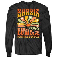 Harris Walz 2024 Election President Kamala Harris Tim Waltz Tie-Dye Long Sleeve Shirt