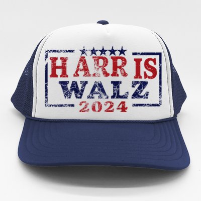 Harris Waltz 2024 Election Kamala Harris Tim Waltz 2024 Raglan Trucker Hat