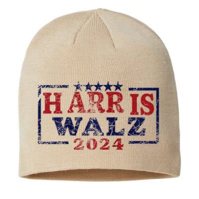 Harris Waltz 2024 Election Kamala Harris Tim Waltz 2024 Raglan Sustainable Beanie