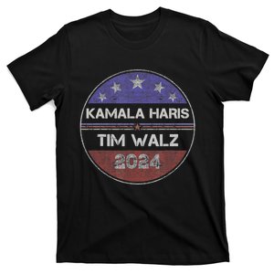 Harris Walz 2024 For President Patriotic Kamala Waltz 2024 T-Shirt