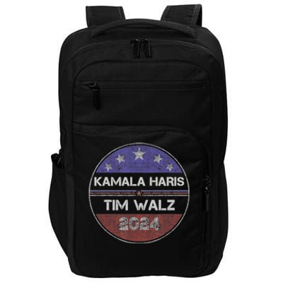 Harris Walz 2024 For President Patriotic Kamala Waltz 2024 Impact Tech Backpack