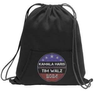 Harris Walz 2024 For President Patriotic Kamala Waltz 2024 Sweatshirt Cinch Pack Bag