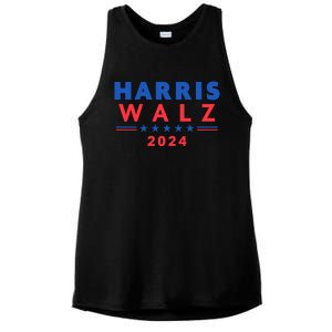 Harris Walz 2024 Election Ladies PosiCharge Tri-Blend Wicking Tank