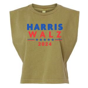 Harris Walz 2024 Election Garment-Dyed Women's Muscle Tee