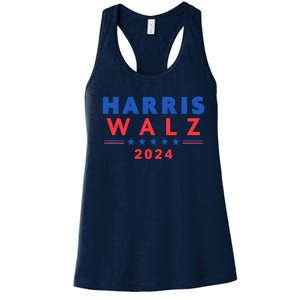 Harris Walz 2024 Election Women's Racerback Tank