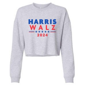 Harris Walz 2024 Election Cropped Pullover Crew