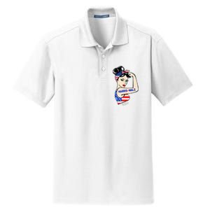 Harris Waltz 2024 Dry Zone Grid Polo