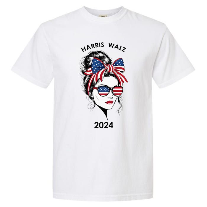 Harris Waltz 24 Election Kamala Harris Tim Waltz 2024 Garment-Dyed Heavyweight T-Shirt