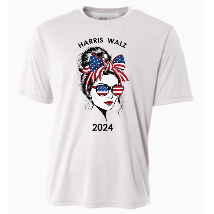 Harris Waltz 24 Election Kamala Harris Tim Waltz 2024 Cooling Performance Crew T-Shirt