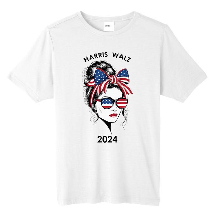 Harris Waltz 24 Election Kamala Harris Tim Waltz 2024 Tall Fusion ChromaSoft Performance T-Shirt