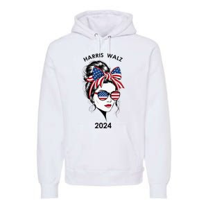 Harris Waltz 24 Election Kamala Harris Tim Waltz 2024 Premium Hoodie