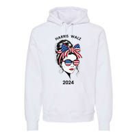 Harris Waltz 24 Election Kamala Harris Tim Waltz 2024 Premium Hoodie