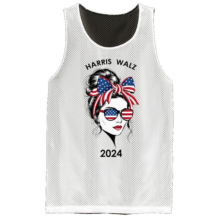 Harris Waltz 24 Election Kamala Harris Tim Waltz 2024 Mesh Reversible Basketball Jersey Tank