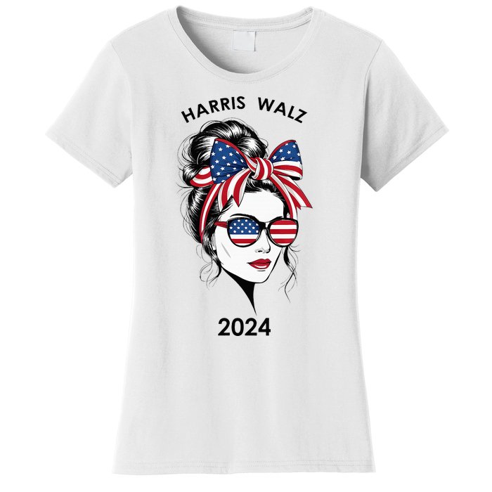 Harris Waltz 24 Election Kamala Harris Tim Waltz 2024 Women's T-Shirt