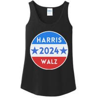 Harris Walz 2024 Kamala Harris 2024 Tim Walz 2024 Usa Flag Ladies Essential Tank