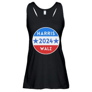 Harris Walz 2024 Kamala Harris 2024 Tim Walz 2024 Usa Flag Ladies Essential Flowy Tank