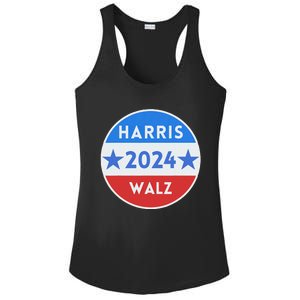 Harris Walz 2024 Kamala Harris 2024 Tim Walz 2024 Usa Flag Ladies PosiCharge Competitor Racerback Tank