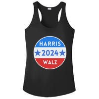 Harris Walz 2024 Kamala Harris 2024 Tim Walz 2024 Usa Flag Ladies PosiCharge Competitor Racerback Tank