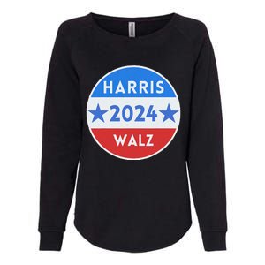 Harris Walz 2024 Kamala Harris 2024 Tim Walz 2024 Usa Flag Womens California Wash Sweatshirt