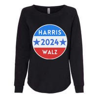 Harris Walz 2024 Kamala Harris 2024 Tim Walz 2024 Usa Flag Womens California Wash Sweatshirt