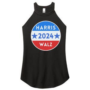 Harris Walz 2024 Kamala Harris 2024 Tim Walz 2024 Usa Flag Women's Perfect Tri Rocker Tank