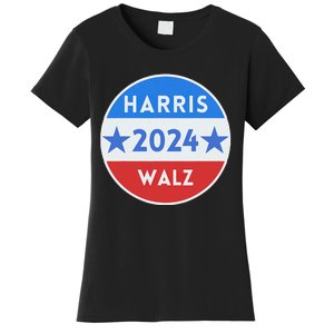 Harris Walz 2024 Kamala Harris 2024 Tim Walz 2024 Usa Flag Women's T-Shirt