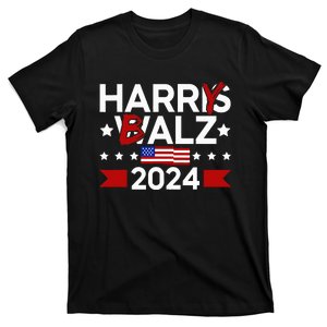 Harris Walz 24 Harry Balz 2024 Meme Democratics Vote T-Shirt