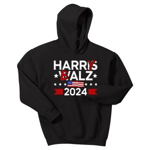 Harris Walz 24 Harry Balz 2024 Meme Democratics Vote Kids Hoodie