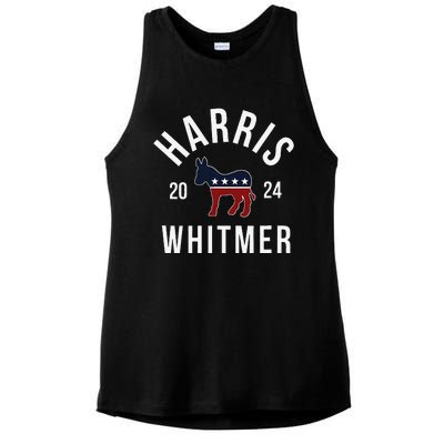 Harris Whitmer 2024 Vote Kamala Harris Gretchen Whitmer 24 Ladies PosiCharge Tri-Blend Wicking Tank