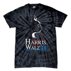 Harris Waltz 2024 Cat Election Kamala Harris Tim Walz 2024 Tie-Dye T-Shirt