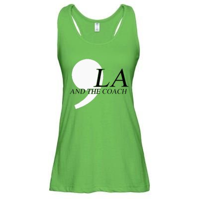 Harris Walz 2024 Comma La And The Coach Ladies Essential Flowy Tank