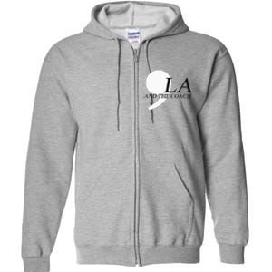 Harris Walz 2024 Comma La And The Coach Full Zip Hoodie