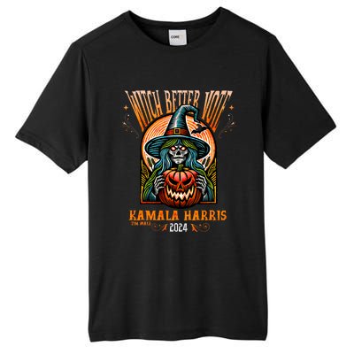 Harris Walz 2024 Halloween Witch Better Vote Kamala Harris Tall Fusion ChromaSoft Performance T-Shirt