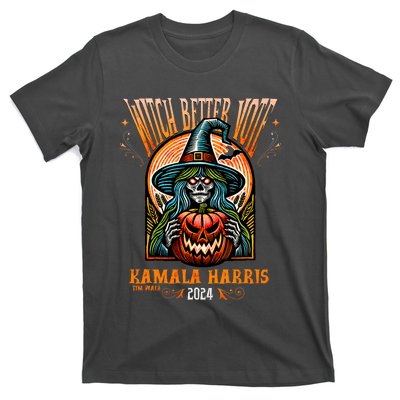 Harris Walz 2024 Halloween Witch Better Vote Kamala Harris T-Shirt