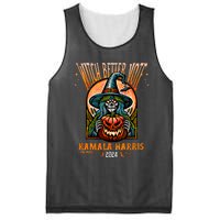 Harris Walz 2024 Halloween Witch Better Vote Kamala Harris Mesh Reversible Basketball Jersey Tank