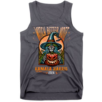 Harris Walz 2024 Halloween Witch Better Vote Kamala Harris Tank Top