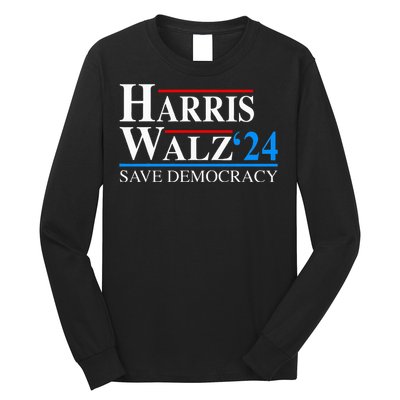 Harris Waltz 2024 Vice President Kamala Harris Tim Walz 2024 Long Sleeve Shirt