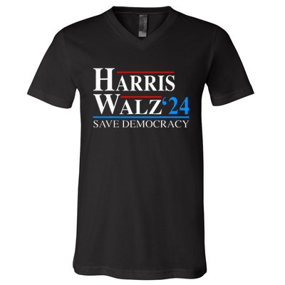 Harris Waltz 2024 Vice President Kamala Harris Tim Walz 2024 V-Neck T-Shirt